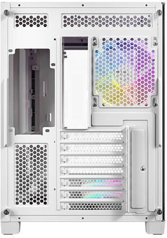 Antec C5 Curve Gaming Midi Tower Κουτί Υπολογιστή με Πλαϊνό Παράθυρο και ARGB Φωτισμό Λευκό