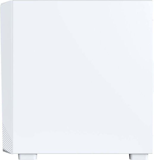 Montech X5 Gaming Midi Tower Κουτί Υπολογιστή με Πλαϊνό Παράθυρο Λευκό