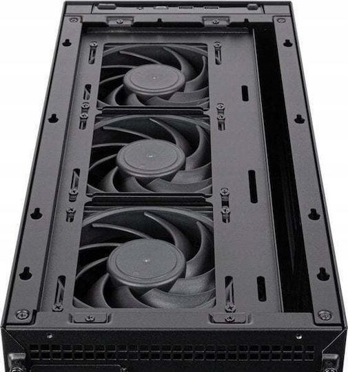 Silverstone SST-SG17B Mini Tower Κουτί Υπολογιστή Μαύρο