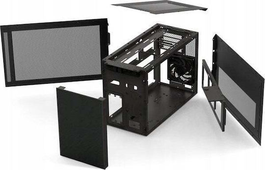Silverstone SST-SG17B Mini Tower Κουτί Υπολογιστή Μαύρο