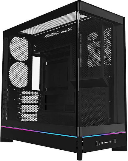 Montech HS02 Gaming Midi Tower Κουτί Υπολογιστή με Πλαϊνό Παράθυρο Μαύρο
