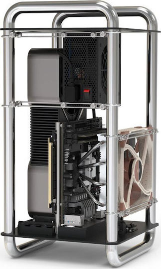 Streacom DA6 Mini-Turm Computergehäuse Chrome