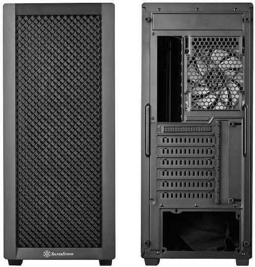 Silverstone FARA 515XR Gaming Midi Tower Κουτί Υπολογιστή με Πλαϊνό Παράθυρο Μαύρο