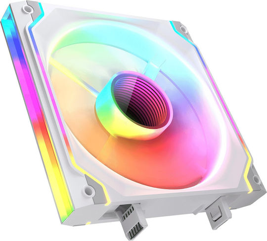 Cougar SC140 Case Fan (1200rpm / 51.91cfm) με ARGB Φωτισμό και Σύνδεση 3-Pin / 4-Pin PWM Λευκό