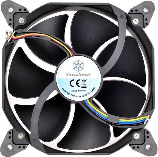 Silverstone FHP141 Case Fan 140mm (2000rpm / 171cfm) Χωρίς Led Φωτισμό και Σύνδεση 4-Pin PWM