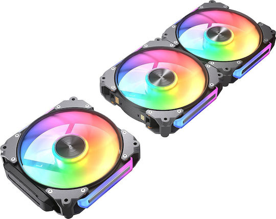 Cougar Apolar 120 Case Fan (2200rpm / 75.38cfm) με ARGB Φωτισμό και Σύνδεση 3-Pin / 4-Pin PWM
