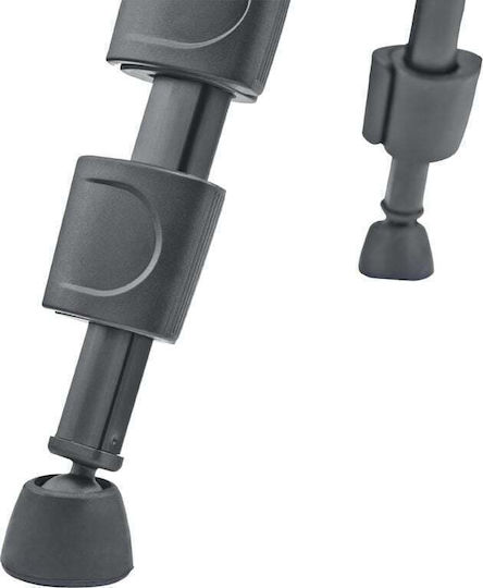 Cullmann Kamerastative Primax 380 aus Aluminium mit Kugelförmiger Kopfart bis 159cm und Belastbarkeit 3.5kg