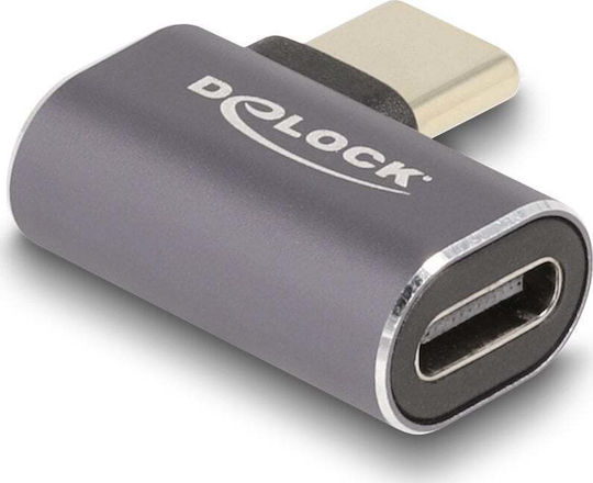 DeLock Converter USB-C male to USB-C female Gray 1pcs 60047