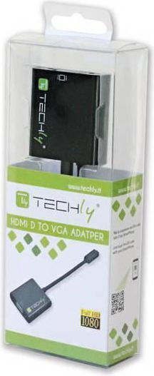 Techly Μετατροπέας micro HDMI / VGA / HDMI male σε micro HDMI / VGA / HDMI female 1τμχ 302938
