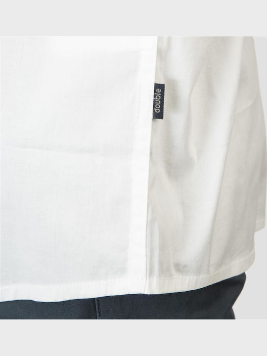 Long-sleeved Cotton Shirt White