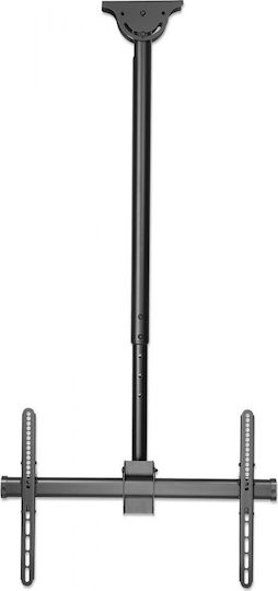 Manhattan Full-motion Height-adjustable Βάση Τηλεόρασης Οροφής με Βραχίονα έως 70" και 50kg