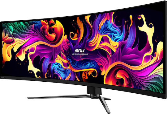 MSI MPG 491CQPXDE Ultrawide QD-OLED HDR Curbat Gaming Monitor 49" 5120x1440 240Hz cu Timp de Răspuns 0.03ms GTG