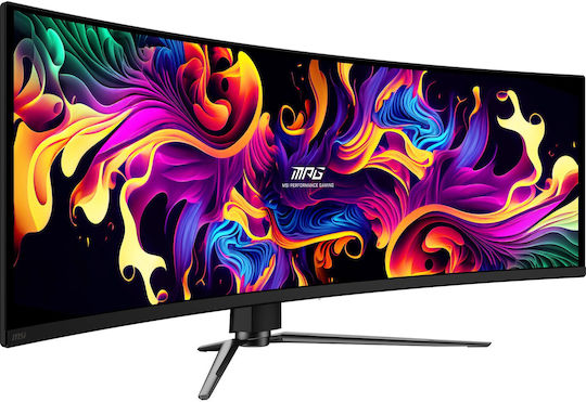 MSI MPG 491CQPXDE Ultrawide QD-OLED HDR Curbat Gaming Monitor 49" 5120x1440 240Hz cu Timp de Răspuns 0.03ms GTG