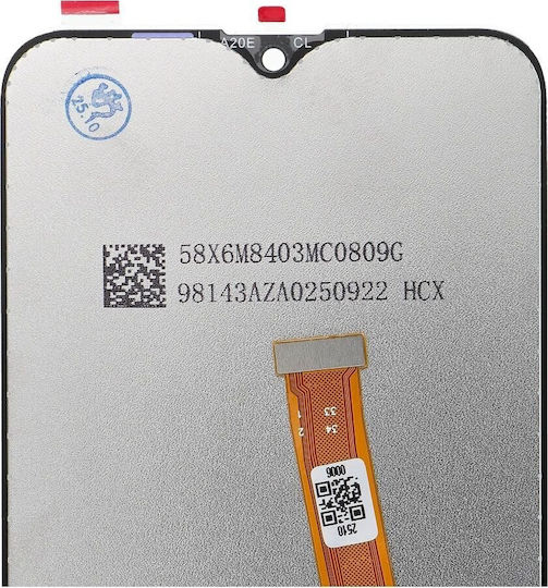 OG Екран със Сензорен Механизъм за Samsung A20E A202F (Черен)