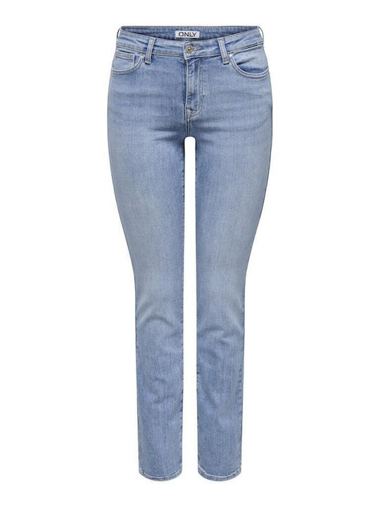 Women's Jean Trousers in Slim Fit Light Blue Denim
