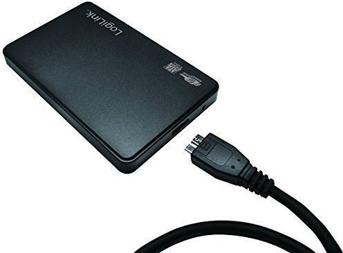 LogiLink Hard Drive Case 2.5" SATA III with connection USB 3.0 in Schwarz color