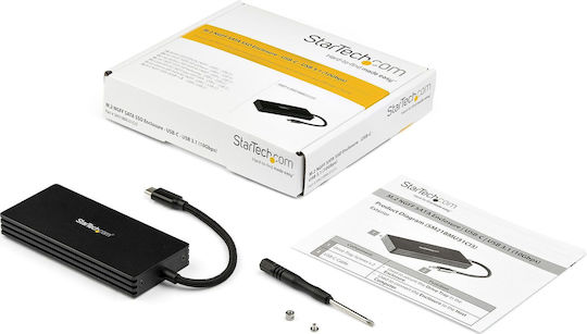 StarTech Case for Hard Drive M.2 SATA III with Connection USB 3.1 Type-C