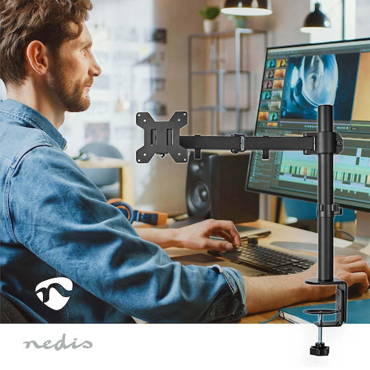 Nedis Ständer Auf dem Schreibtisch Bildschirm bis zu 32" mit Arm (MMSIS110BK)