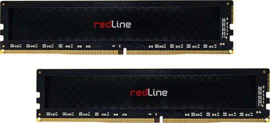 Mushkin Redline DDR4 με Module 1x16GB και Ταχύτητα 3200 για Desktop