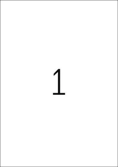 Herma 20 Selbstklebende A4-Etiketten 210x297mm
