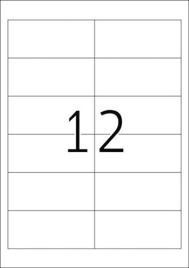 Herma 300 Self-Adhesive Rectangular A4 Labels 97x42.3mm