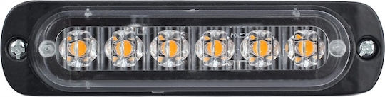 Truck Volume Lights 4pcs LED Roadside Assistance with Remote Control 12 / 24V - Orange MAR746
