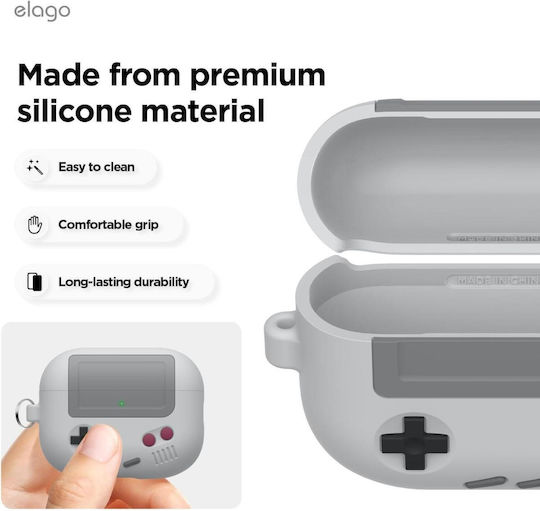 Elago Aw5 Hang Case Case Silicone in Gray color for Apple AirPods Pro 3