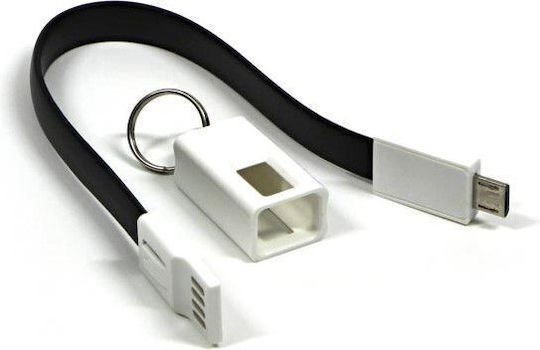 Neutralle Microusb Regular USB 2.0 to micro USB Cable Μαύρο 0.2m 1τμχ