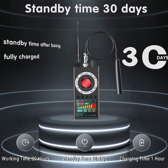 Camera, Bug & GPS Tracker Detector K19+ Detection Device K19+