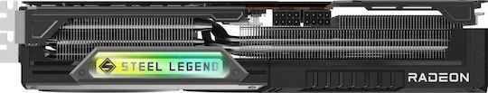 ASRock Radeon RX 9070 XT 16GB GDDR6 Steel Legend Dark Graphics Card
