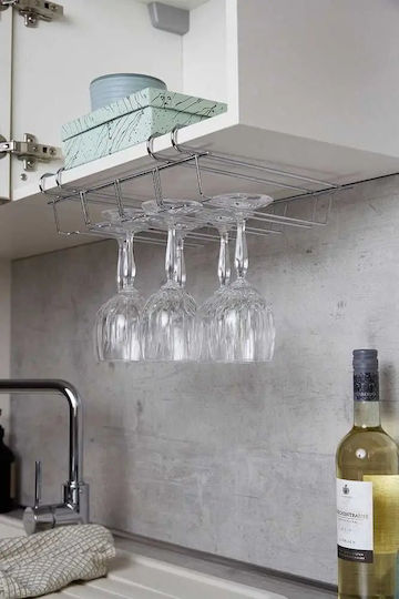 Wenko Metallic Mounted Glass Holder Rack