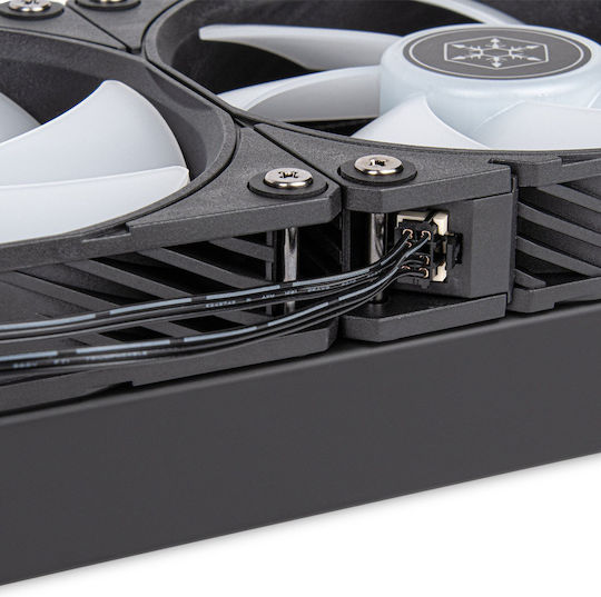 Silverstone NovaPeak 240 Water Cooling System AIO CPU with 2 Fans 120mm and ARGB Lighting