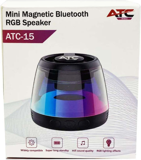 ATC Bluetooth Speaker 5W with Battery Life up to 2 hours Black ATC-15