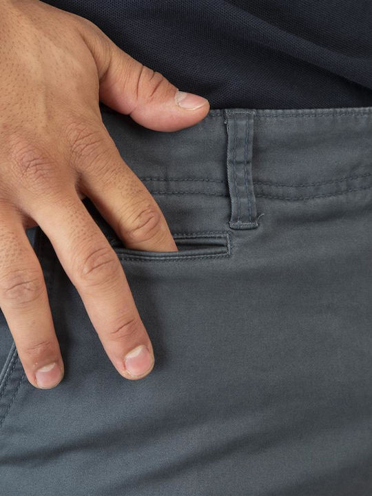 Ανδρικό Παντελόνι Chino Regular Fit Μπλε