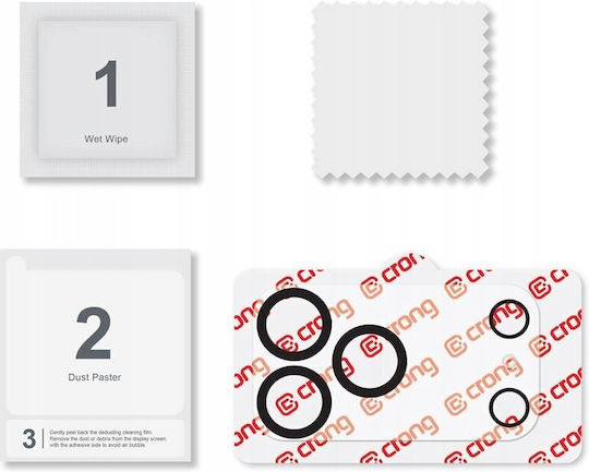 Crong Lens Shield Προστασία Κάμερας Μεμβράνη Διάφανο για το iPhone 17 Pro Max