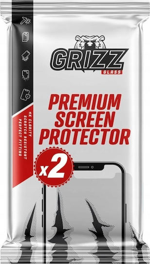 GrizzGlass Hybridglass Camera Protection Tempered Glass Transparent for the Huawei P60 Pro