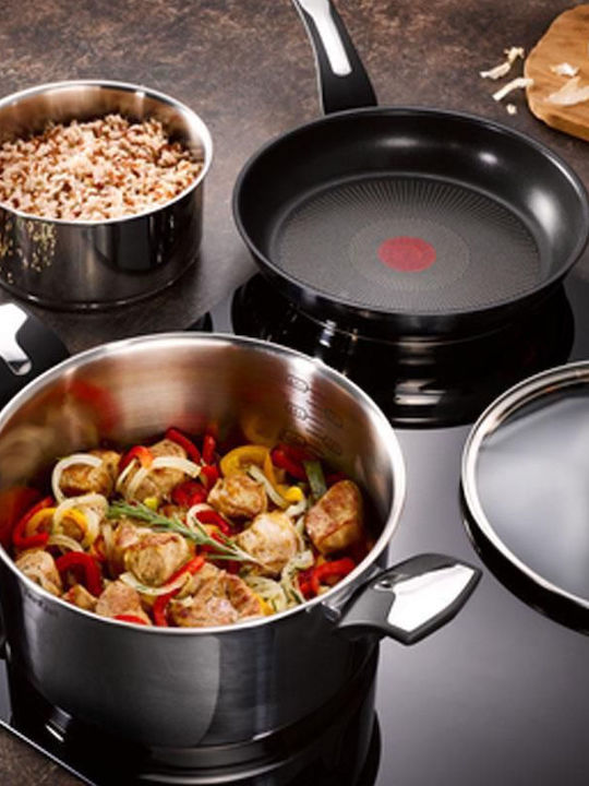 Tefal Emotion Βαθιά Ανοξείδωτη Κατσαρόλα 5.2lt / 24cm