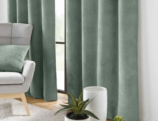 Douceur d'Intérieur Verdunkelungsvorhang mit Grommet Grüne 140x240cm