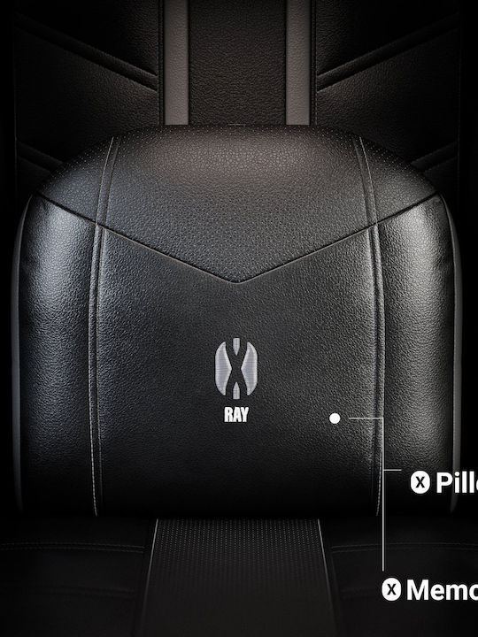 Diablo X-Ray King Size XL Scaun Gaming Din piele ecologică cu Brațe Reglabile Neagră