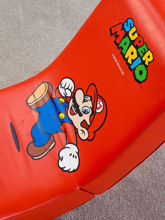 X-Rocker Super Mario Καρέκλα Gaming Δερματίνης Κόκκινη