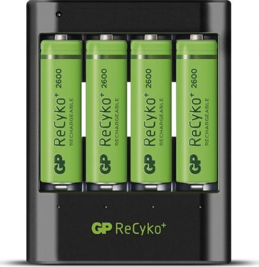 GP Batteries Recyko+ Επαναφορτιζόμενες Μπαταρίες AA Ni-MH 2600mAh 6τμχ