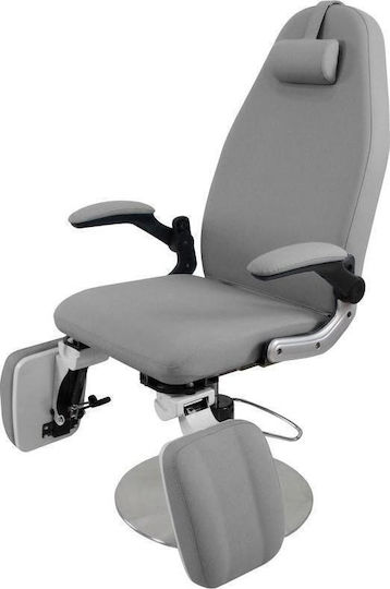 Elegant Furniture Scaun Pedichiură Gri cu Înălțime Reglabilă