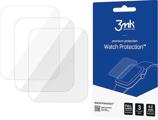 3MK Curved Arc Screen Protector για το Mi Watch Lite 3τμχ
