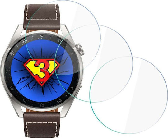 3MK Premium Flexible Tempered Glass for the Huawei Watch 3 Pro 3pcs