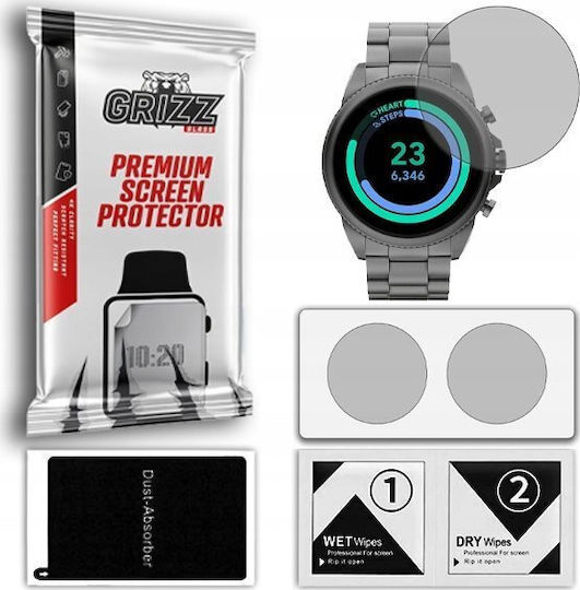 GrizzGlass Paperscreen Displayschutzfolie für das Apple Watch 40mm,Apple Watch 4/5/6/SE 40mm 1Stück