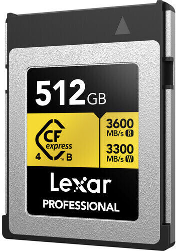 Lexar Professional CFexpress 512GB Class 10 3600MB/s