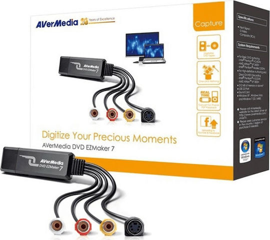 AVerMedia 61C0390003A Video Capture για Laptop και σύνδεση USB-A