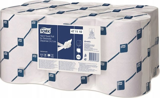 Elektronisches Gerät Handtuchrolle 2-lagig 24,7cm Weiß 143m 6 Rollen Tork 471110