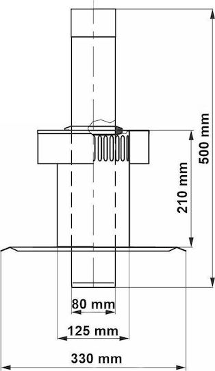 SpiroFlex SX-TDNV80/125ZPDN Елемент от ВиК Инсталации