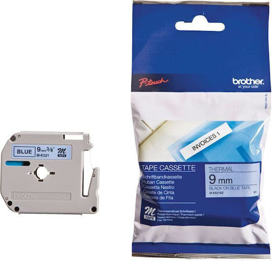 Brother Label Maker Tape 4m x 9mm Yellow